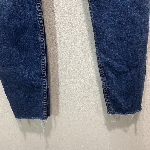 Grlfrnd Blue Distressed Kendall The Super Denim Skinny Jeans - Picture 6 of 15